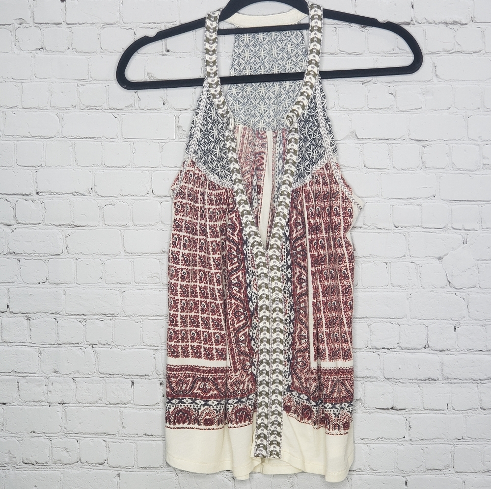 Halter Top Tribal Print S